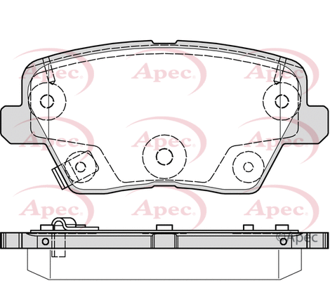 Brake Pad Set, disc brake (PAD2323)
