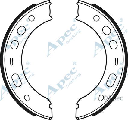 Brake Shoe Set, parking brake (SHU773)