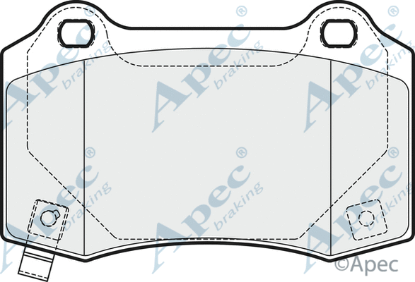 Brake Pad Set, disc brake (PAD1688)