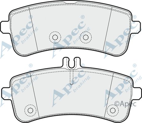 Brake Pad Set, disc brake (PAD2023)