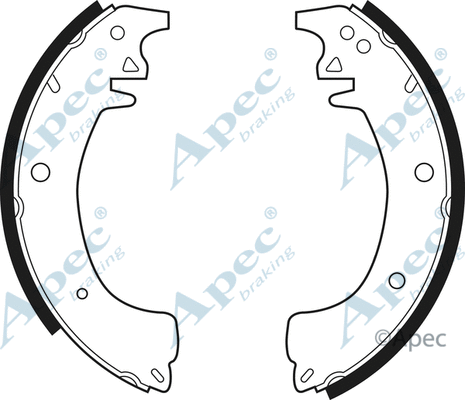 Brake Shoe Set (SHU453)