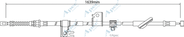 Cable Pull, parking brake (CAB1220)