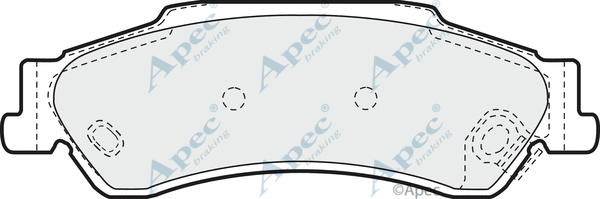 Brake Pad Set, disc brake (PAD1177)