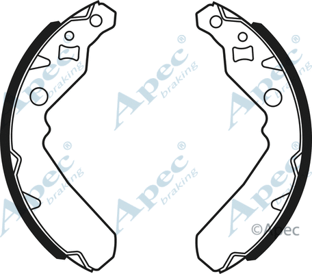 Brake Shoe Set (SHU740)