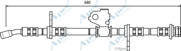 Brake Hose (HOS3627)