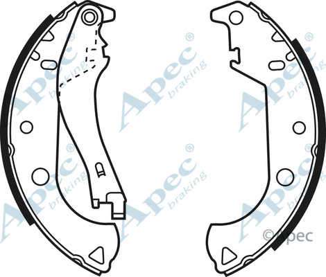 Brake Shoe Set (SHU642)