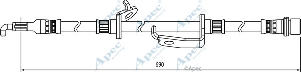 Brake Hose (HOS4126)