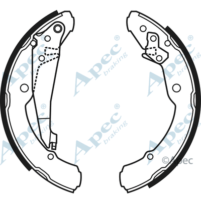 Brake Shoe Set (SHU585)