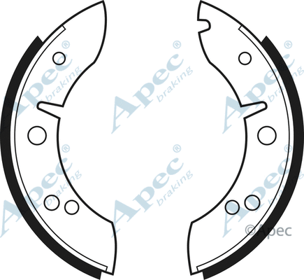 Brake Shoe Set (SHU168)