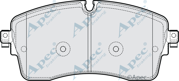 Brake Pad Set, disc brake (PAD2286)