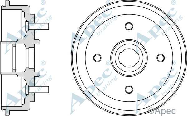 Brake Drum (DRM9912)