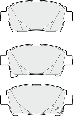 Brake Pad Set, disc brake (PD3582)