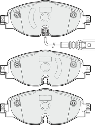 Brake Pad Set, disc brake (PD3365)
