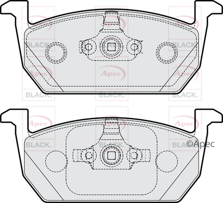 Brake Pad Set, disc brake (PAD2216B)