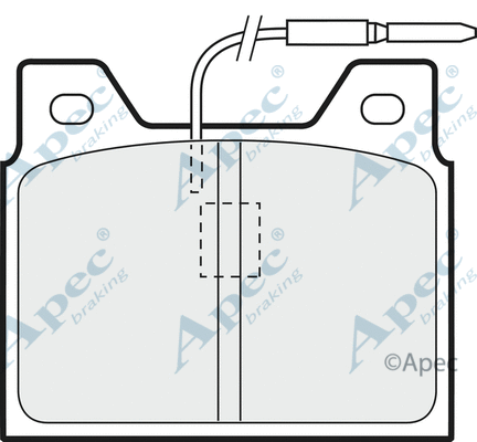 Brake Pad Set, disc brake (PAD560)