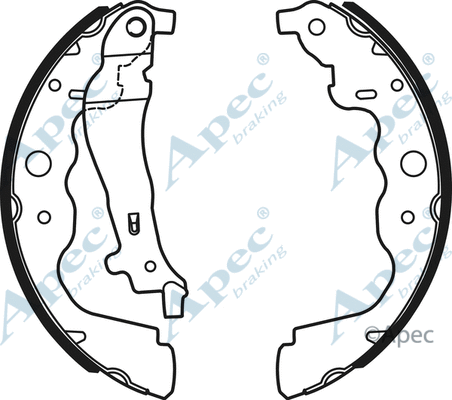 Brake Shoe Set (SHU735)