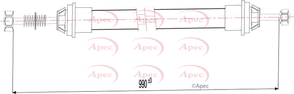 Cable Pull, parking brake (CAB1577)