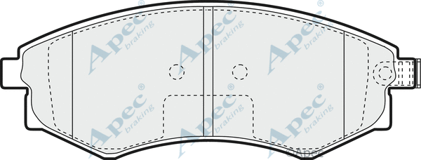 Brake Pad Set, disc brake (PAD991)