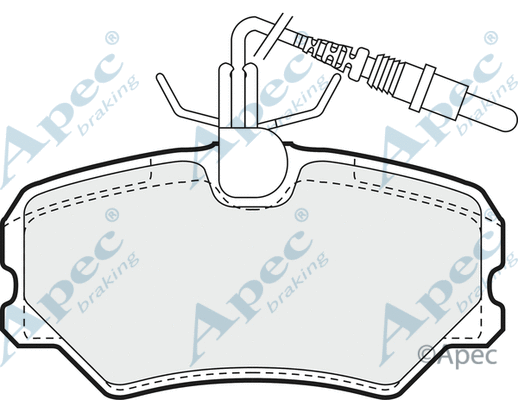 Brake Pad Set, disc brake (PAD915)