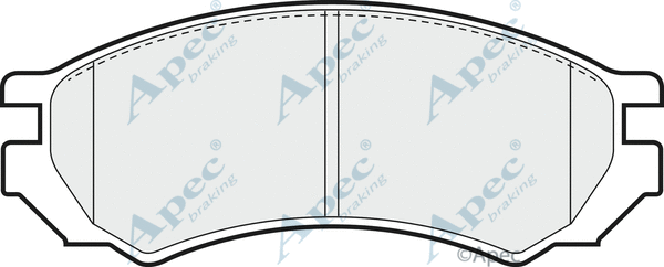 Brake Pad Set, disc brake (PAD694)