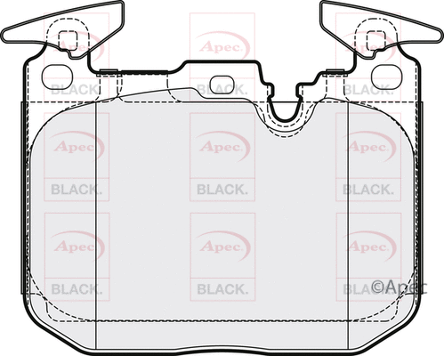 Brake Pad Set, disc brake (PAD2170B)