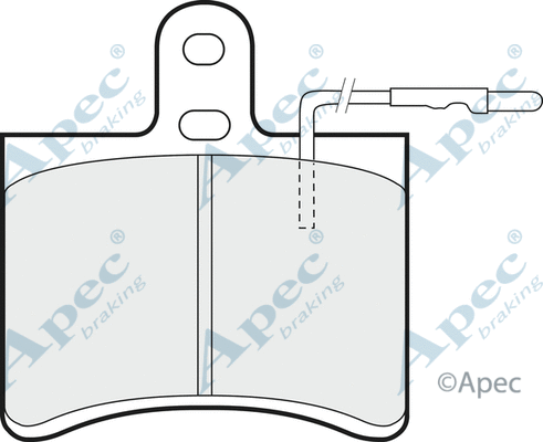 Brake Pad Set, disc brake (PAD257)