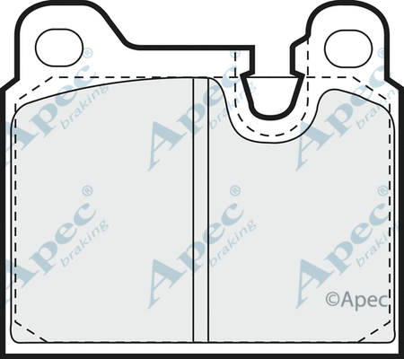 Brake Pad Set, disc brake (PAD623)