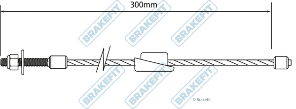 Cable Pull, parking brake (BBC3137)