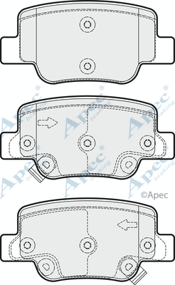 Brake Pad Set, disc brake (PAD1799)