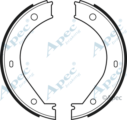 Brake Shoe Set, parking brake (SHU486)