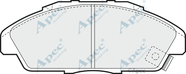 Brake Pad Set, disc brake (PAD721)
