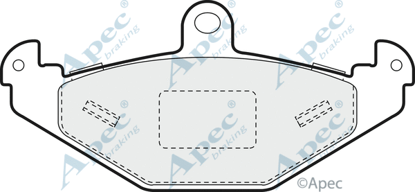 Brake Pad Set, disc brake (PAD1357)