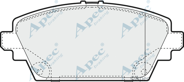 Brake Pad Set, disc brake (PAD1170)