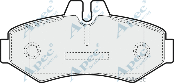 Brake Pad Set, disc brake (PAD1104)