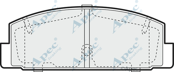 Brake Pad Set, disc brake (PAD1387)