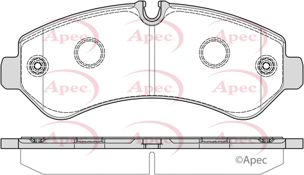 Brake Pad Set, disc brake (PAD2380)