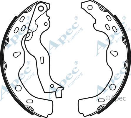 Brake Shoe Set (SHU722)