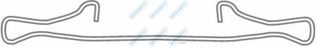 Accessory Kit, disc brake pad (BKT1035)