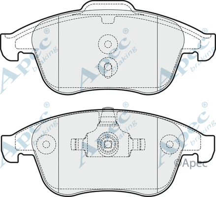 Brake Pad Set, disc brake (PAD1708)