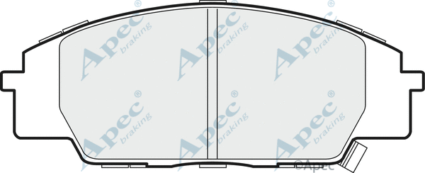 Brake Pad Set, disc brake (PAD1128)