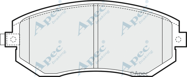 Brake Pad Set, disc brake (PAD1454)