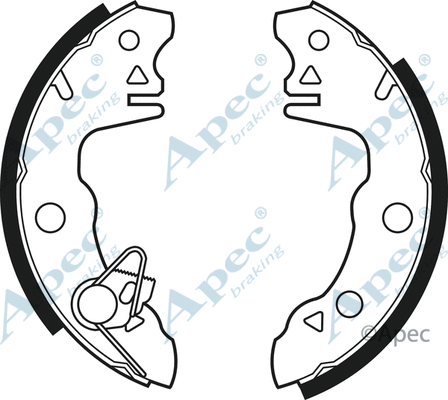 Brake Shoe Set (SHU87)