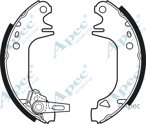 Brake Shoe Set (SHU407)