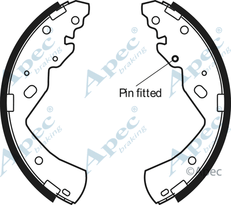 Brake Shoe Set (SHU777)
