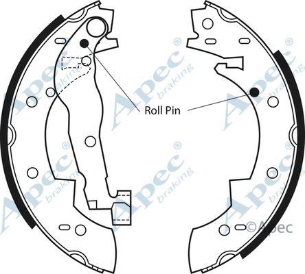 Brake Shoe Set (SHU370)