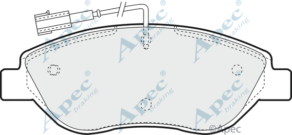 Brake Pad Set, disc brake (PAD1275)