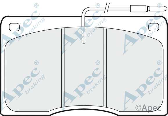 Brake Pad Set, disc brake (PAD512)