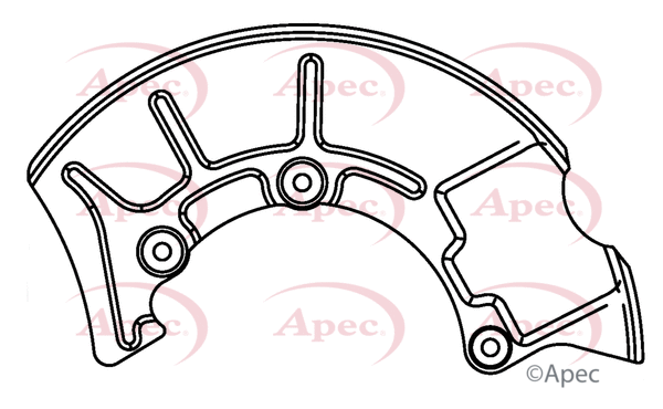 Splash Guard, brake disc (ASG1043)