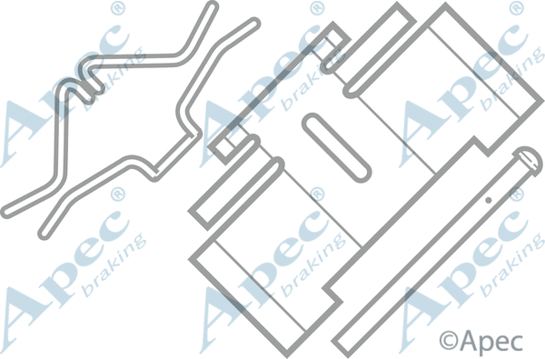 Accessory Kit, disc brake pad (KIT229)