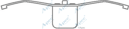 Accessory Kit, disc brake pad (KIT1150)